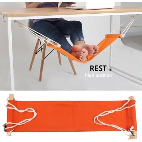 Creative Simple Foot Hammock Lazy Casual Desk Rest Foot Put Feet Foot Swing Footrest