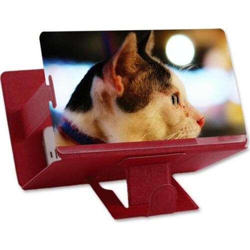 Mobile Phone Screen Magnifier Portable Folding Stand For Smart Mobile Phones HD Movie Enlarge 3D Mobile Phone Amplifier Bracket