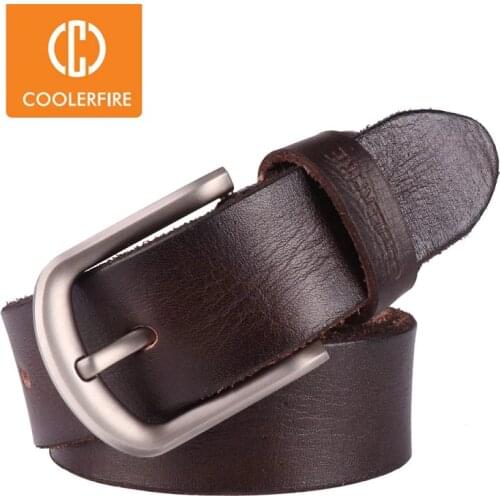 New men belt top full grain 100% real genuine cowskin leather soft jeans belt TM050