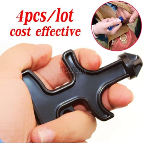 4pcs Security Protection Women Self Defense Supplies Self-defense Stinger Duron Drill Easy Carry Nylon Protection Tool