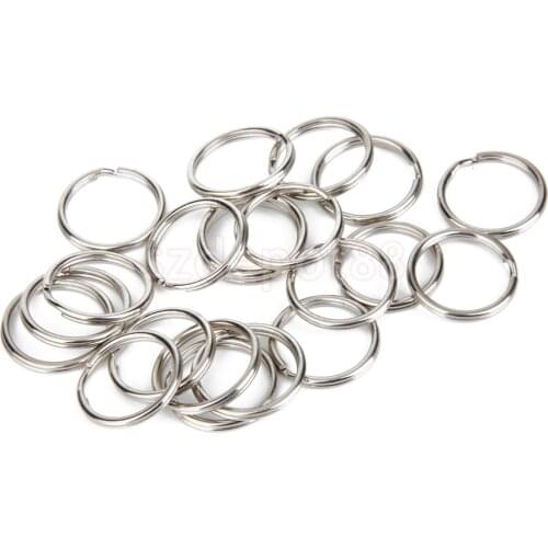 New Arrivals 2015 Split Key Rings 1.5 x 20mm 100pcs Silver