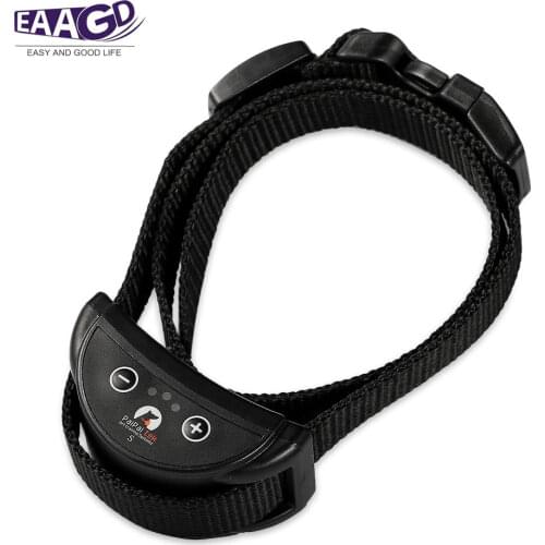 1Set No Bark Collar - Rechargeable Anti-Barking Shock Control with 5 Levels Automatic Bark Collar for Small Medium Dogs