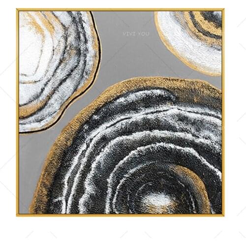 100％Hand-painted Simple Abstract Canvas Modern Create Oil Painting For Living Room Bedroom Wall Decorate Art Frameless