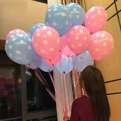 New 10pcs/lot High-Quality Round point balloons 12inch" Polka Dot Birthday Balloons wedding decorative wave point latex balloons