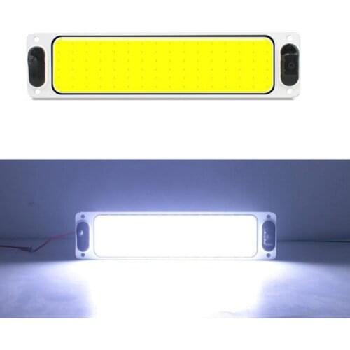 DC12V 24V 36V Super bright COB 96 SMD Light Panel Board Car Truck SUV Steamer Auto Interior Dome Reading Map Lamp 1100LM White