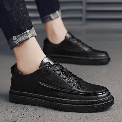 Mens shoes lace up Oxford Shoes Handmade Brogue Mens Dress Shoes Classic Business Formal Shoes for Men flats