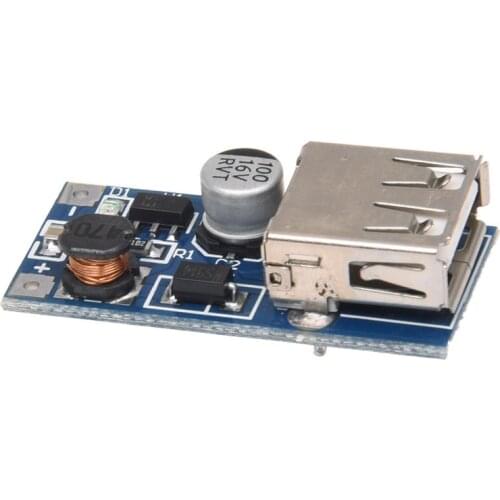 DC-DC 0.9-5V 600MA Voltage Step Up Boost Module USB Charger Blue