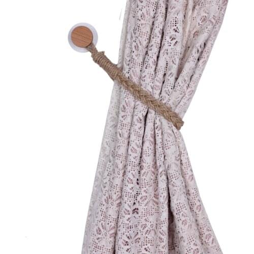 Modern and Simple Cotton Curtain AccessoriesBandage Tie Rope Hand-woven Creative Curtain Storage Rope Lanyard Curtain Tieback