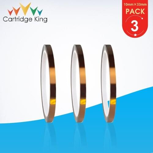 High Temperature Tape 10MM*33M for Kapton Tape Thermal Insulation Polyimide Adhesive Insulating Golden Finger Heat Tape 3PK