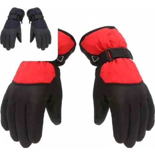 Two Sizes Optional 1 Pair Nice Waterproof Anti-slip Kids Warm Gloves Lightweight Winter Gloves Windproof for Outdoor