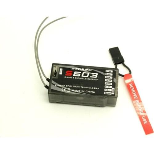 10 pcs S603 Receiver 2.4GHz Digital Spread Modulation 6CH RX Support PPM For DX6i JR DX7 JR RC Helicopter