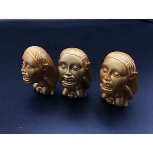 2pcs/1pair 1~2cm Cartoon Indiana Chachapoya Fertility Idol Action Figures Dolls kids PVC model toy d11