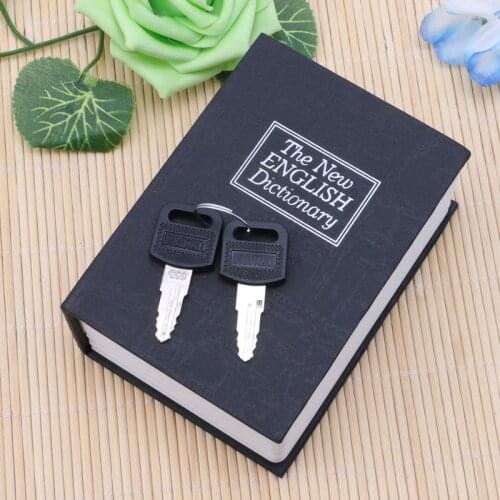 2020 New Mini Home Security Dictionary Book Safe Cash Jewelry Storage Key Lock Box Hot