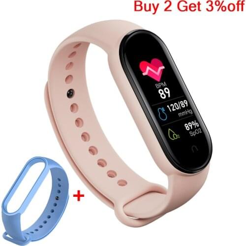 2021 M6 Smart Bracelet Smart Watch Sport Fitness Tracker Smartband Men Women Smart Band For Xiaomi iOS Android