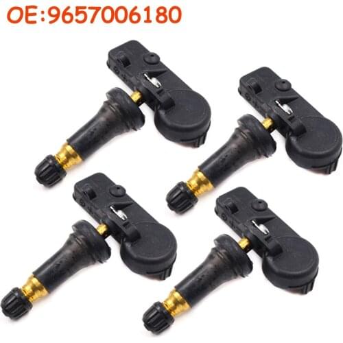 4 pcs/lot OEM 9657006180 965 700 618 0 Fit For Peugeot Citroen 433 MHz TPMS Tire Pressure Sensor Monitor car accessories