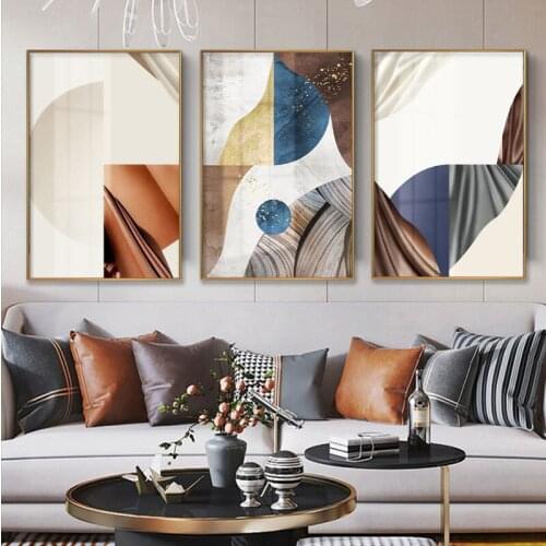 Abstract Porch Nordic American Poster Bedroom Silk Light Luxury Home Decoration Sofa Background Wall Printing Art Painting Core