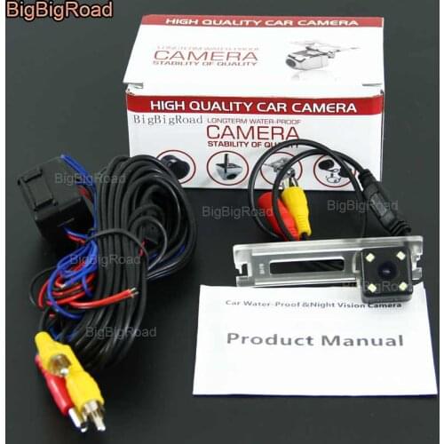 BigBigRoad Car Rear View Reversing backup Camera with power relay / filter For Zotye Z300 parking camera night vision