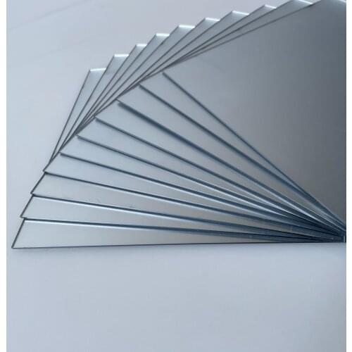 Silver Mirror Square Acrylic Sheet Plastic Pier Glass Hotel Decorative Lens Plexiglass Not Easy To Broken