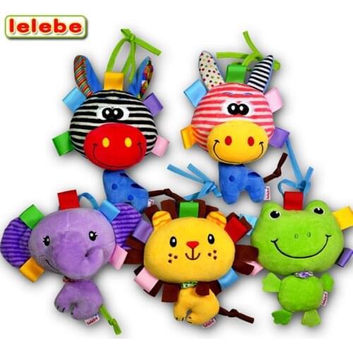 Lelebe 2017 Baby Infant Toy Soft Handbells baby appease the toys and music Rattles toy Developmental Toys Child gift free