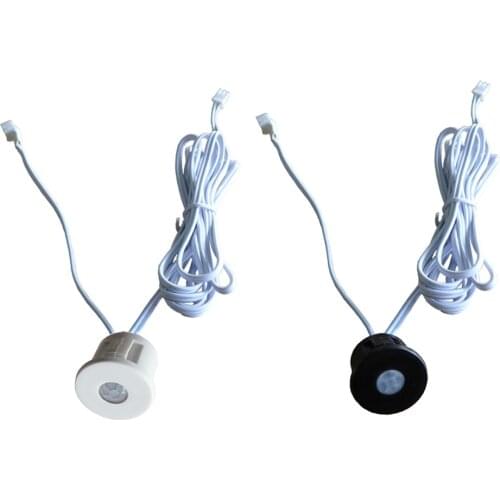 Mini 12V Motion Sensor Switch LED Strip Light PIR Infrared Sensor Detector Switch For Home Corridor Bathroom Garages