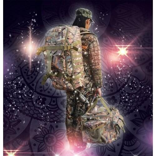 Multi-functional Outdoor Camouflage Backpack Climbing Bag Outdoor Sport Hunting Camping Rucksack Hiking Military Tactical Bag