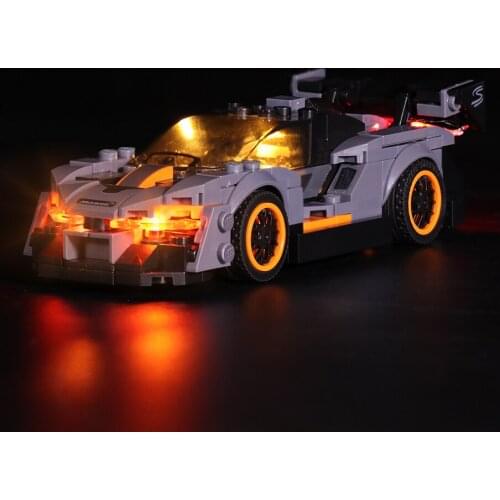 LED Light Set For 75892 Speed Series McLaren Senna Blocks Car (Only LED Light, No Block Kit)