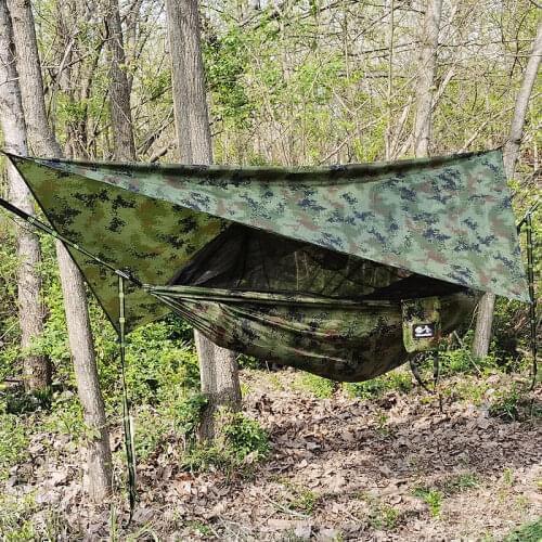 Awning-Tent Hammock-Set Mosquito-Net Outdoor Waterproof Camping Leisure-Supply Household