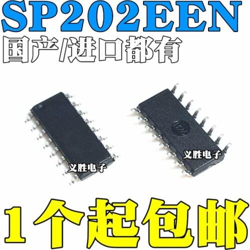 New and original SP202EEN SP202 SOP16 RS232 Transceiver chip Patch the SOP - 16 digital signal processing chip replace MAX202ESE