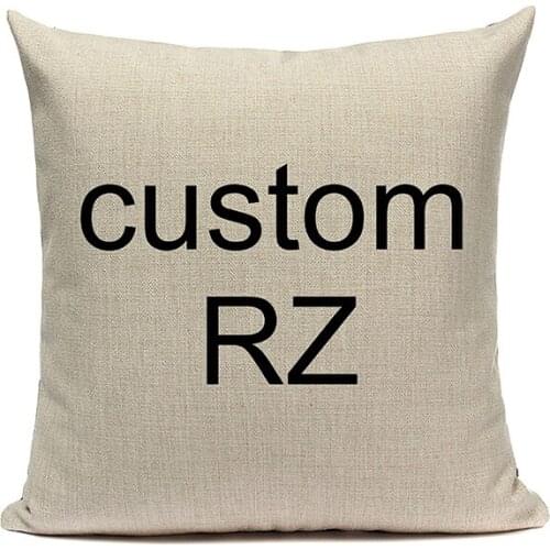 Character print cushion cover home sofa cushions custom 2019 New linen cushion decorative pillowcase Cheap Office cushion cover