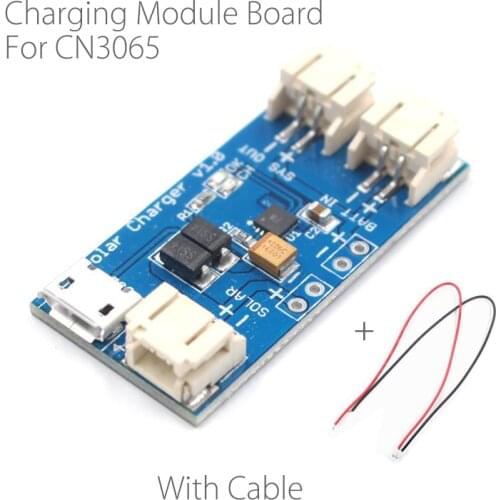 Mini Solar Lipo Charger Board CN3065 Lithium Battery Charge Chip DIY Outdoor Application Kit Charging Board Module with cable