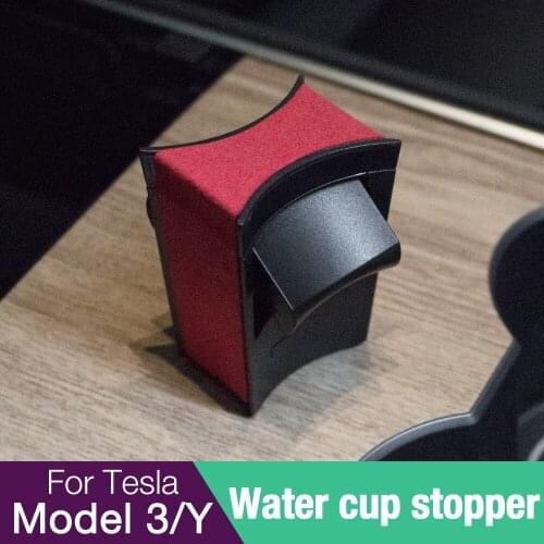 Model3 Car Water Cup Holder For Tesla Model Y 2021 Accessories Interior Center Console Storage Organizer Model 3 Three