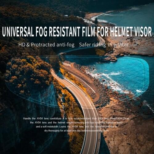 Universal Motorcycle General Antifogging Film For Motorcycle Helmet Lens Anti-fog Patch Visor Lens Racing Motor Capacete Lens