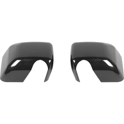 2Pcs/set Car Rear View Mirror Cover Trim Styling For Jeep Wrangler JK 2007-2017 Exterior Auto Moldings