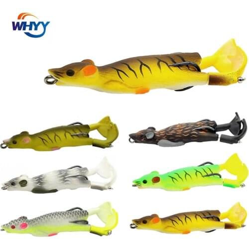 3D Eyes Bionic Bait 9cm/12g Simulation Mouse Bait Outdoor Fishing Lure Soft Bait All Water Suitable Fishing Supplies