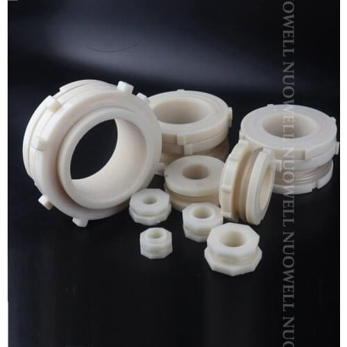 1PCS ABS 1/2"3/4"1"Water Tank Connector Drain Pipe Accessories Aquarium Joints Water Pipe Fittings Thread Adaptor Tank Bulkhead