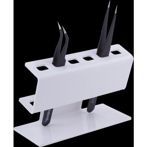 1pcs Acrylic Eyelash Extension Tweezers Stand Shelf Holder 6 Pcs display for Eyebrow False Positions Convenient Make Up Tools