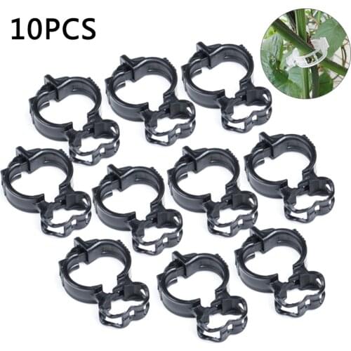 10pcs Plant Holder Clips For Tomato Hanging Lattice Vine Connectors Greenhouse Plants Vegetables Garden Ornament