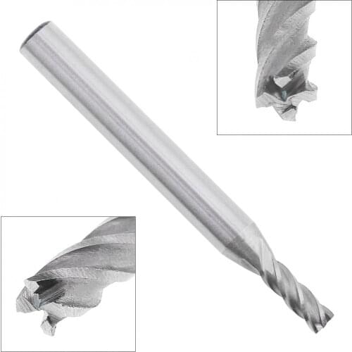 3.5mm 4 Flute HSS & Aluminum End Mill Cutter with Hard Super Straight Shank for CNC Mold Processing