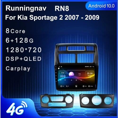 Runningnav For Kia Sportage 2 2007 - 2009 Android Car Radio Multimedia Video Player Navigation GPS
