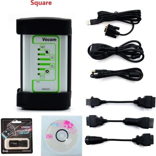 Auto Truck Diagnosis 88890300 Vocom For Vol vo Square Interface Truck Diagnostic Tool Vocom Diagnostics for Trucks