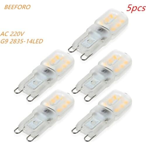 Dimmable led bulb G9 4W 300-400 lm LED Bi-pin Lights 2835SMD Warm White Cool White Natural White Light Bulb AC 220V