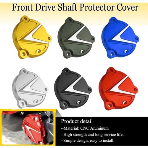 For YAMAHA TMAX530 TMAX 530 T-MAX-530 Motorcycle Aluminum Frame Hole Guard Front Drive Shaft Protector Cover 2012 2014 215-2018