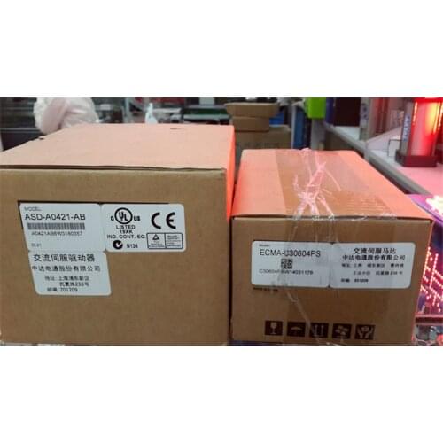 ECMA-C30604PS+ASD-A0421-AB DELTA 400w 3000rpm 1.27N.m ASDA-AB AC servo motor driver kits with 3m power and encoder cable