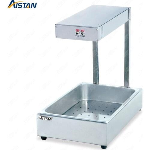 DH310 Electric desktop Hot salad pizza Potato Chips Warmer Display showcase for Commercial use