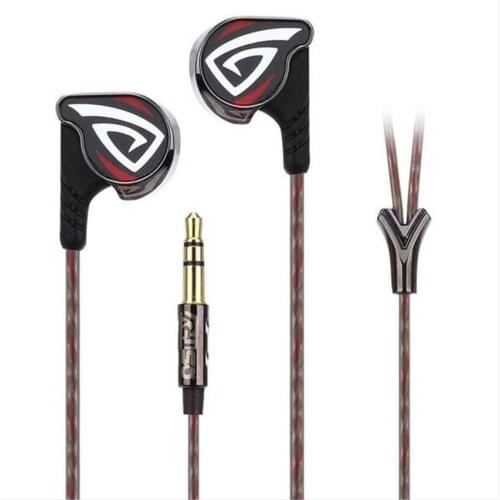 BOX!! Ostry KC06A 10mm Dual Chamber Dynamic Super Bass HIFI Vacuum Coating Stereo In-Ear Music Earbuds Earphone For iPhone