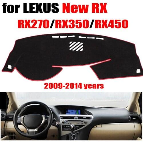 Car dashboard cover For LEXUS new RX270 RX350 RX450 2009-2013 Left hand drive dashmat pad dash covers auto dashboard accessories