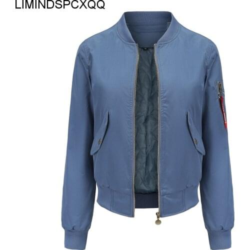 Spring Autumn Women Bomber Jacket Waterproof Baseball clothes Veste Femme Slim Fit Padded Coat Female Abrigo Mujer Invierno 2021