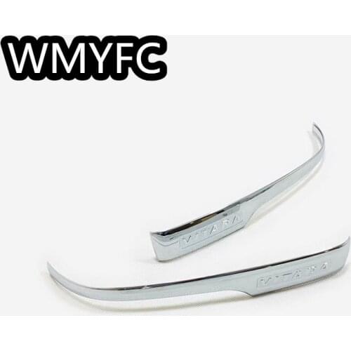 ABS Chrome Rear view Rearview Side Mirror Cover sticks trim frame lamp hood For Suzuki Vitara 2016 2017 2018 2019 2020