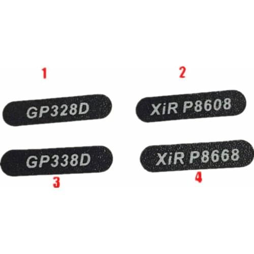 New Housing Case Front Cover Shell Label Model Type Sitcker Labels XiR P8668 P8608 GP328D GP338D Radio Accessories