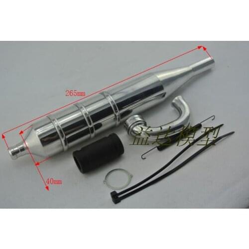 Front rear tuned pipe exhaust pipe for GO OS 21/25/28 30-46 cooling water engine